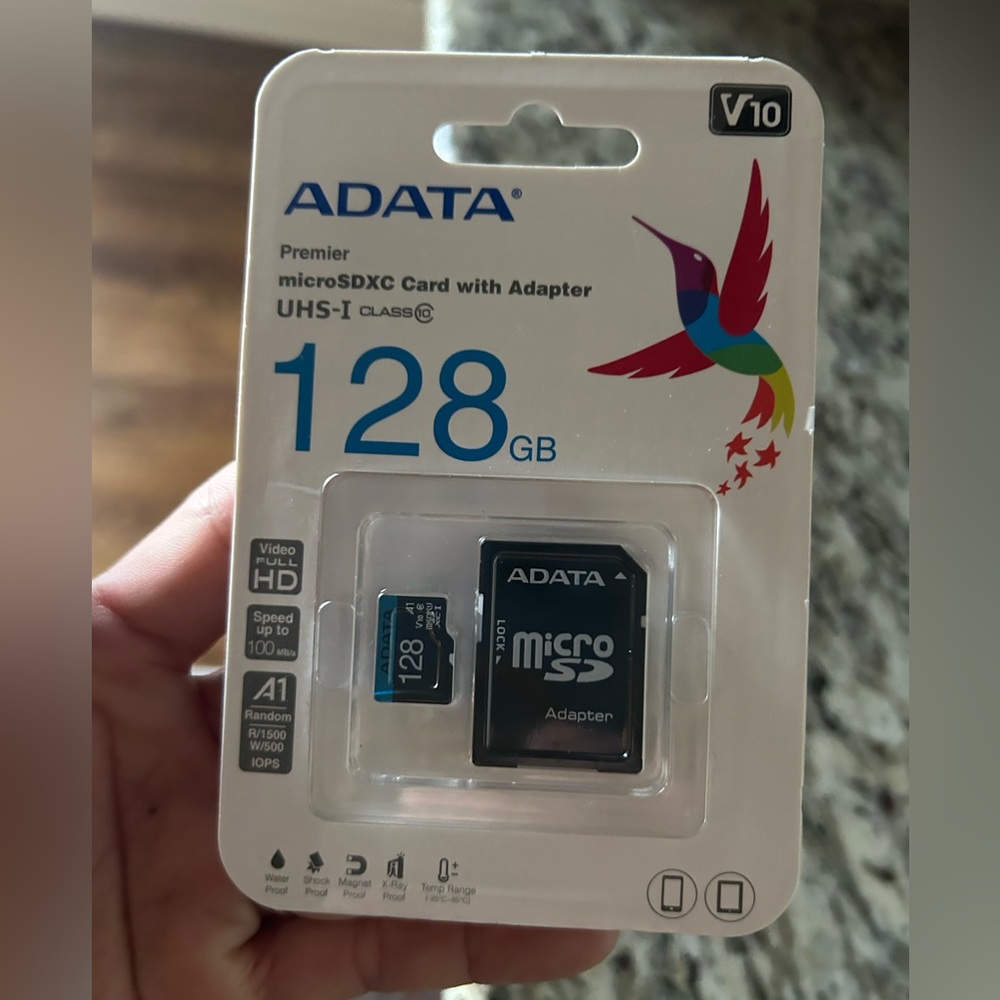ADATA 128GB Premier microSDX Memory Card with Adapter